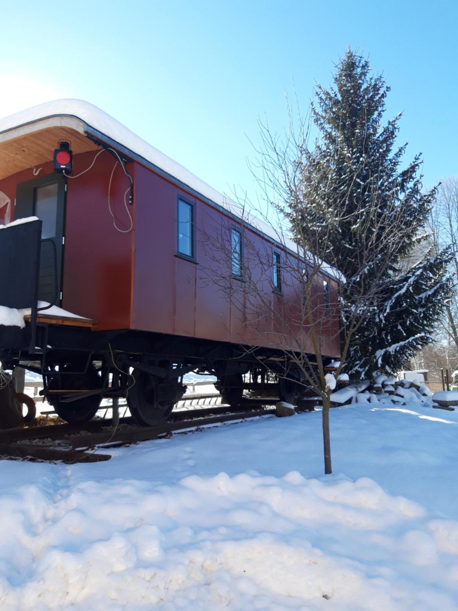 Eisenbahnromantik Im Urlaub Heinsdorfergrund Εξωτερικό φωτογραφία